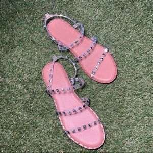 NEW Modern Studded Strappy Sandals 
Size: 9